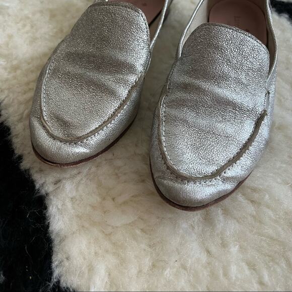 Kate Spade Carima Silver Metallic Loafers - Picture 3 of 12